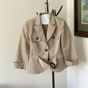 MNG Cotton Blazer Size S